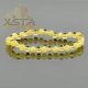 Baltic amber bracelet polished beads